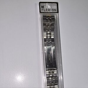 Flex-on  Silver Watch Band